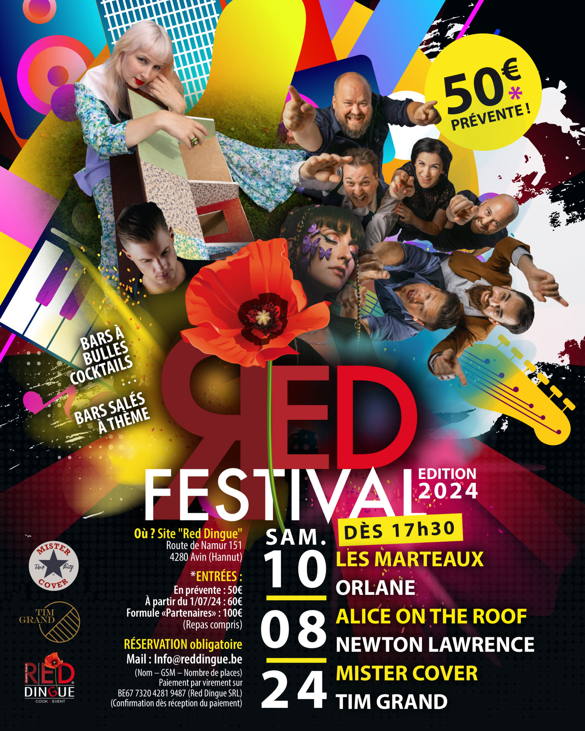Red Festival – 2ème édition – le samedi 10 août 2024